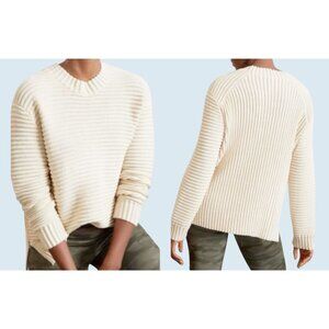 VARLEY Talbert Pullover White Ivory Side zipper Sweater Top Sz XS